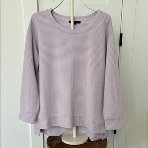 EUC Jane and Delancey Lavender Ribbed Top